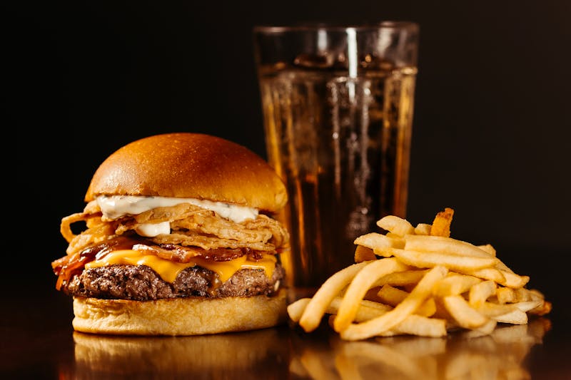 Hangry Joe's Tender Combo meal with tenders sides and drink