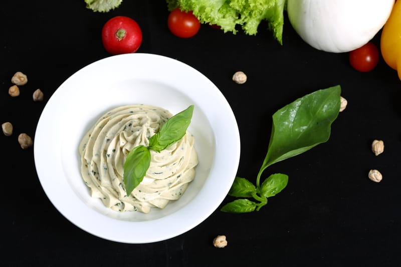 Creamy coleslaw side dish fresh at Hangry Joe's restaurant